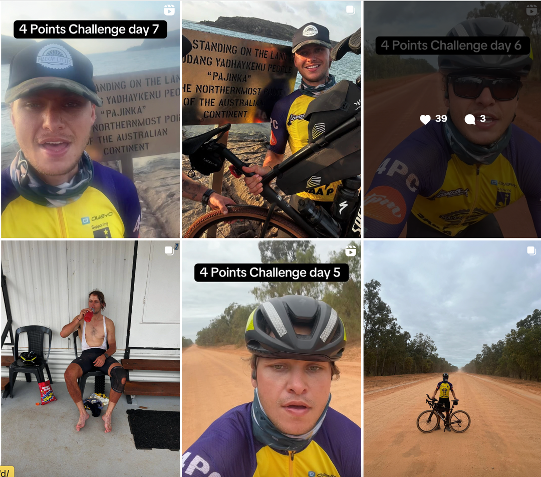 Jacob King's 4 Points Challenge: A Journey Around Australia for a Cause