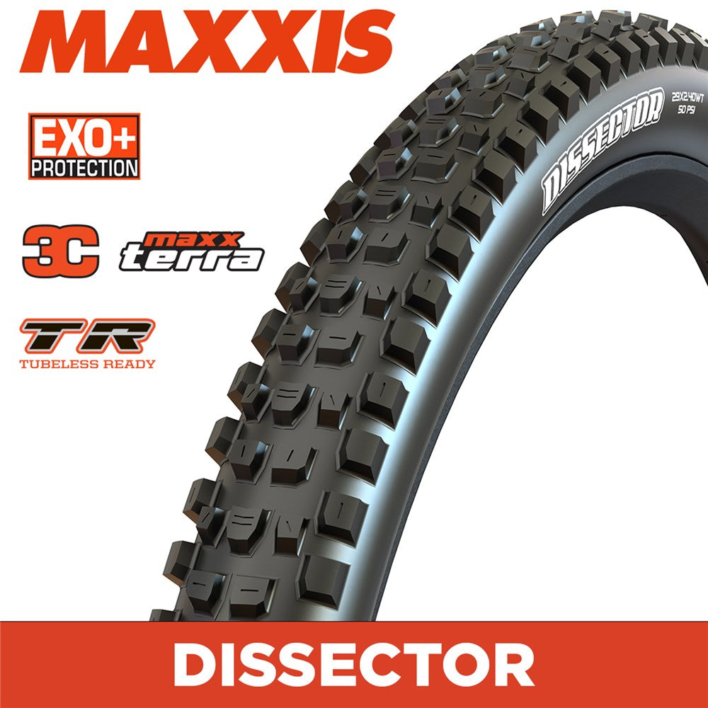 MAXXIS Dissector G2 - 29 X 2.40 Folding EXO+ 3C MaxxTerra TR - Black