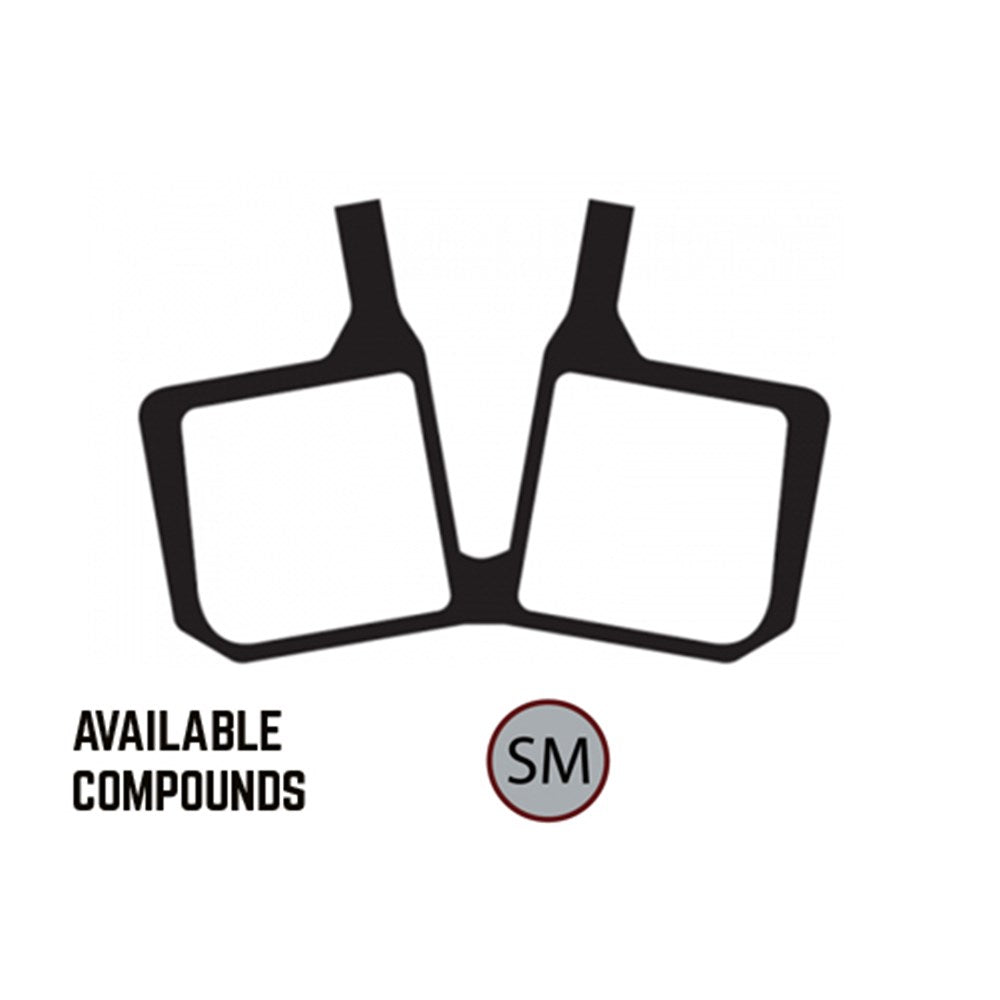 Ashima Disc Brake Pads - Semi Metallic - Magura MT5 / MT7