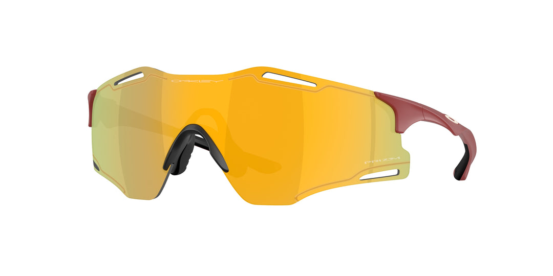 Oakley CYBR Zero Matte Iron Red / Prizm 24K
