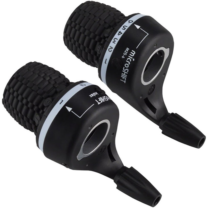 microSHIFT MS25 Twist Shifters - Pair - 3x6