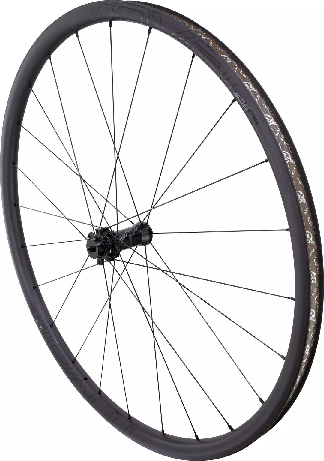 EX-DEMO Roval Control SL Disc SCS 29" Front Wheel - Satin Carbon/Gloss Black