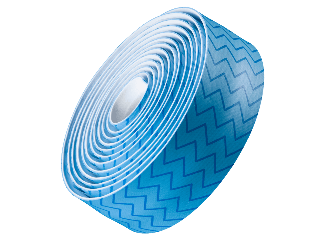 bontrager gel cork lenkerband Bontrager Gel Cork Graphic Handlebar Tape Light Blue – Mackay Cycles