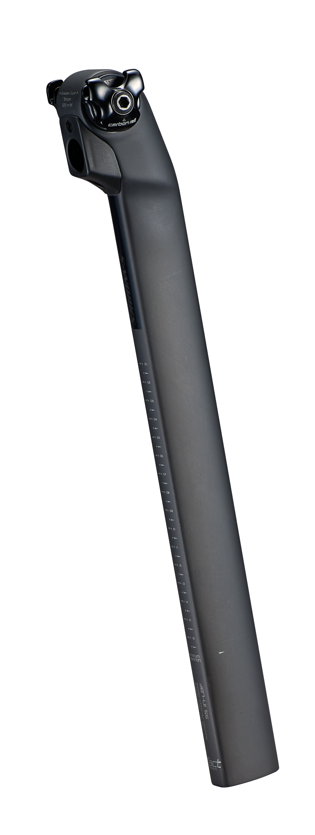 SW TARMAC CARBON POST 380MM 0 OFFSET