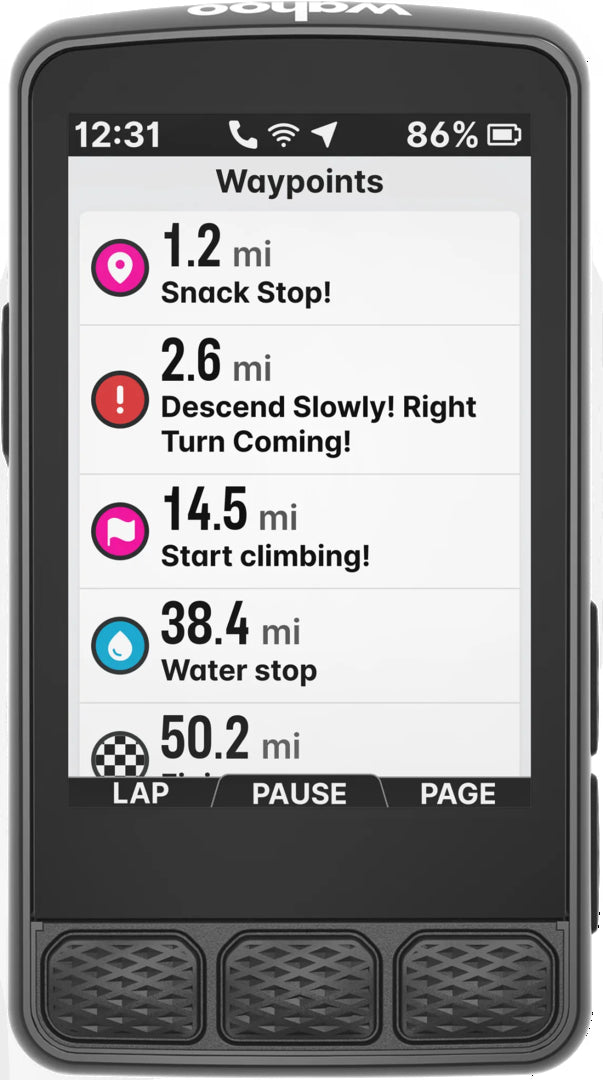 Wahoo ELEMNT ROAM 3 GPS Bike Computer