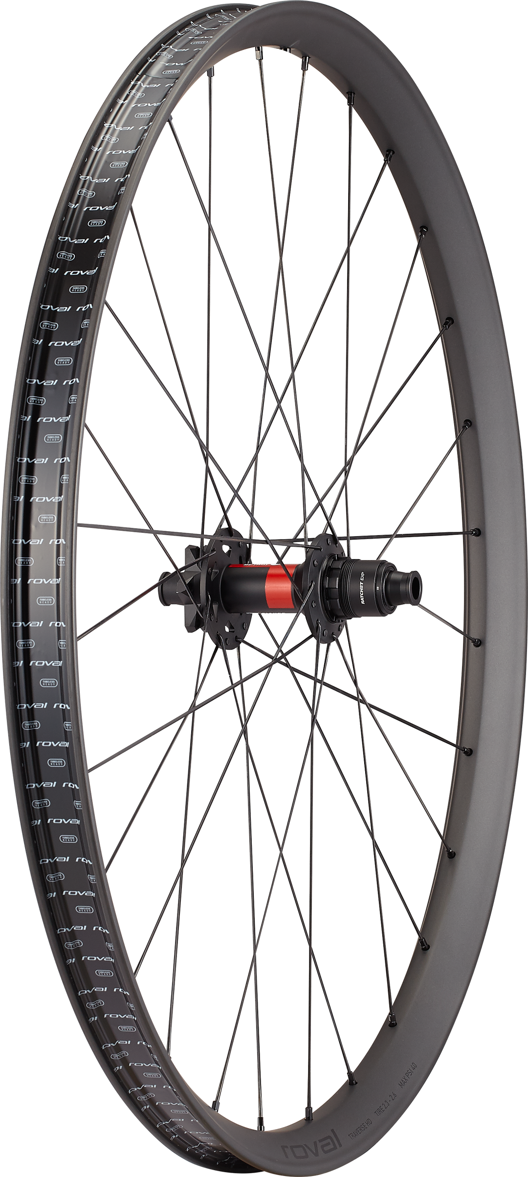 Roval Traverse HD 240 6B Satin Carbon/Gloss Black 27.5 Rear 28H