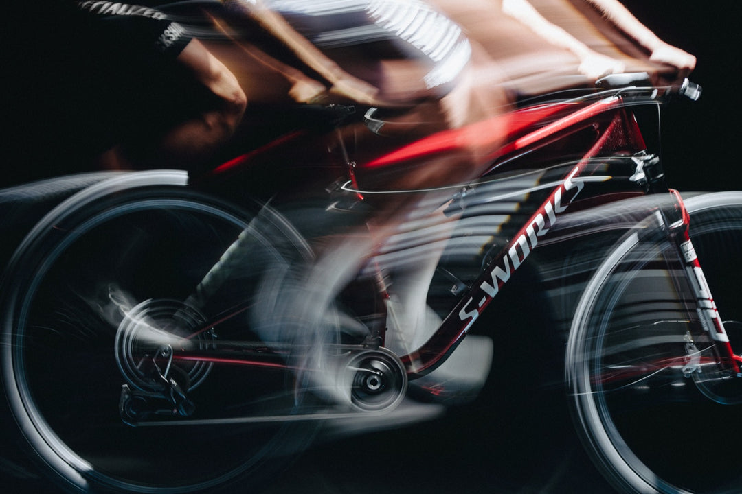 S-Works Epic 9 Red Tint full bike motion