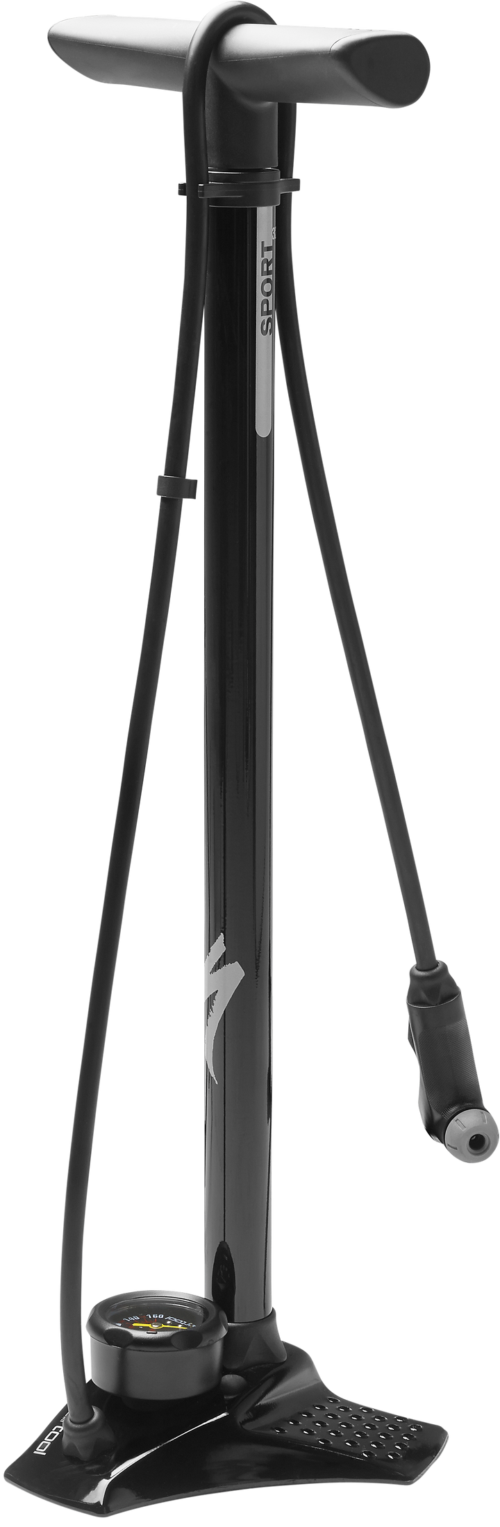 AIR TOOL SPORT STEEL SWITCHHITTER II FLOOR PUMP BLK