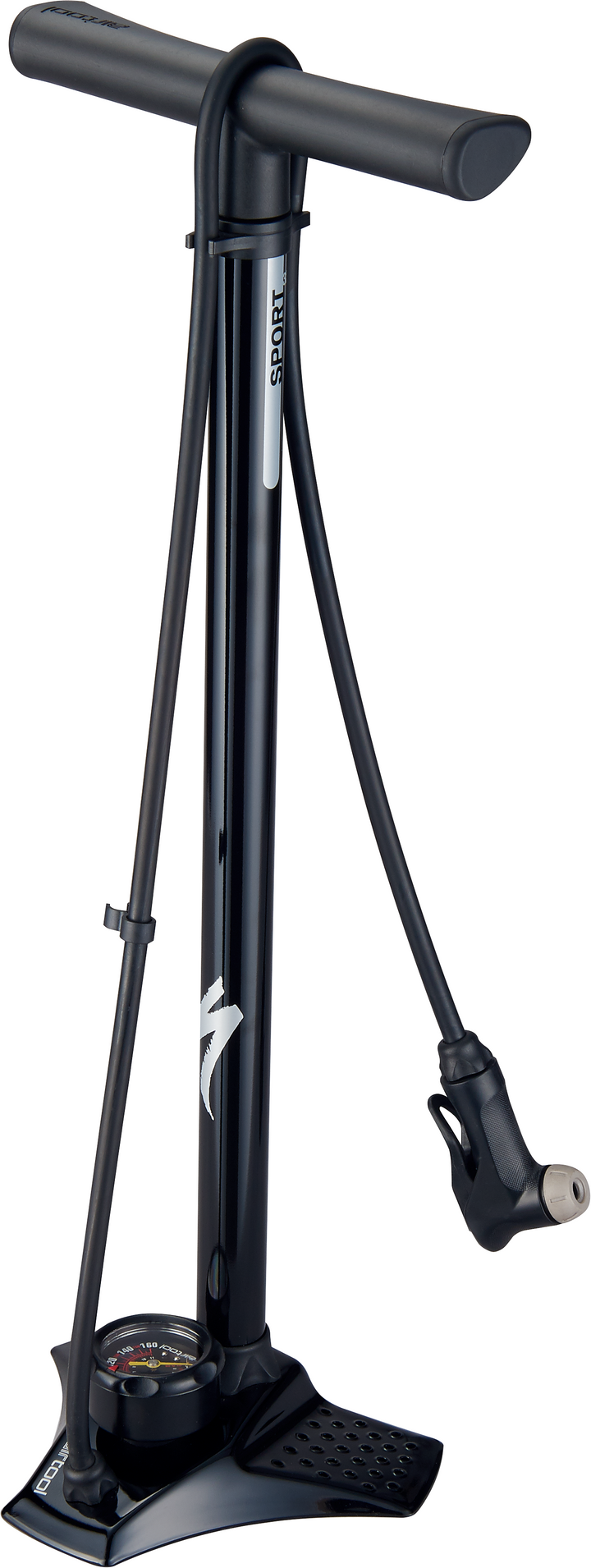 AIR TOOL SPORT STEEL SWITCHHITTER II FLOOR PUMP BLK