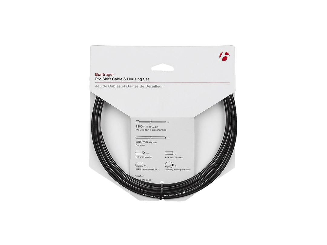 Bontrager Pro Shift Cable & Housing - 4mm, Black