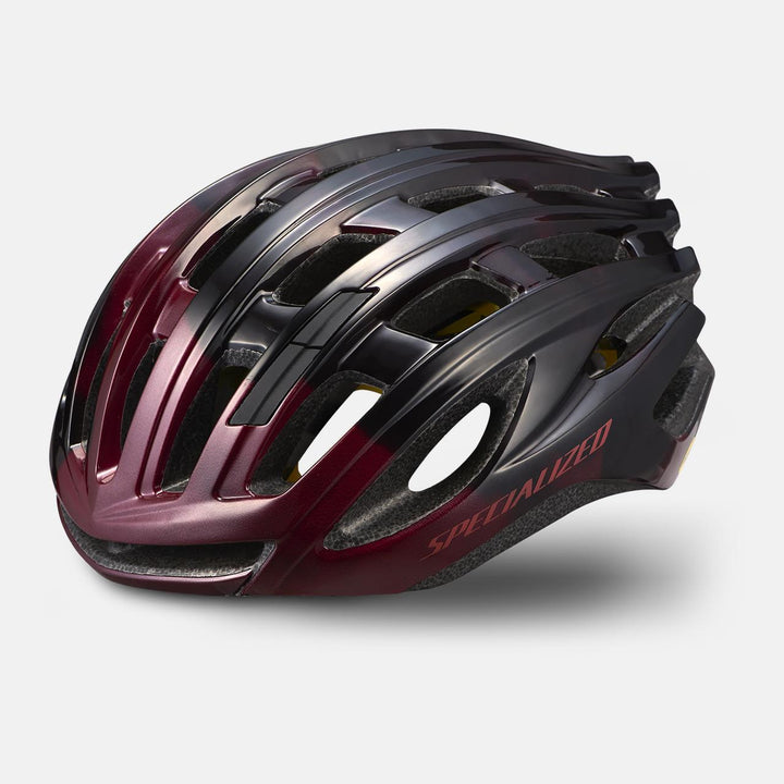 Propero III ANGi-Ready MIPS Gloss Maroon/Gloss Black L