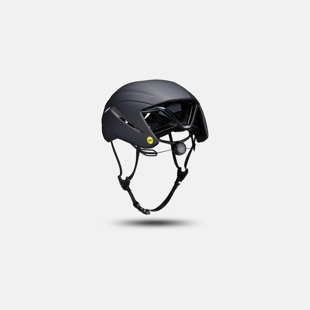 S-Works Evade 4 Helmet - Matte Black Rear-3-4