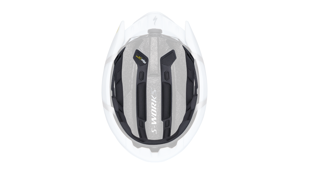 S-Works Evade 4 Helmet — Matte White (Round Fit)