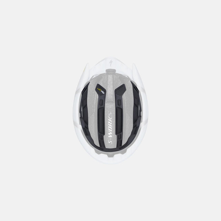 S-Works Evade 4 Helmet - Matte White Round Fit Detail
