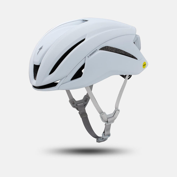 S-Works Evade 4 Helmet — Matte White (Round Fit)