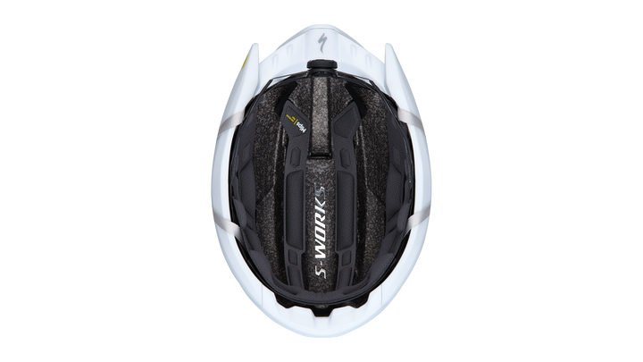 S-Works Evade 4 Helmet — Matte White (Round Fit)