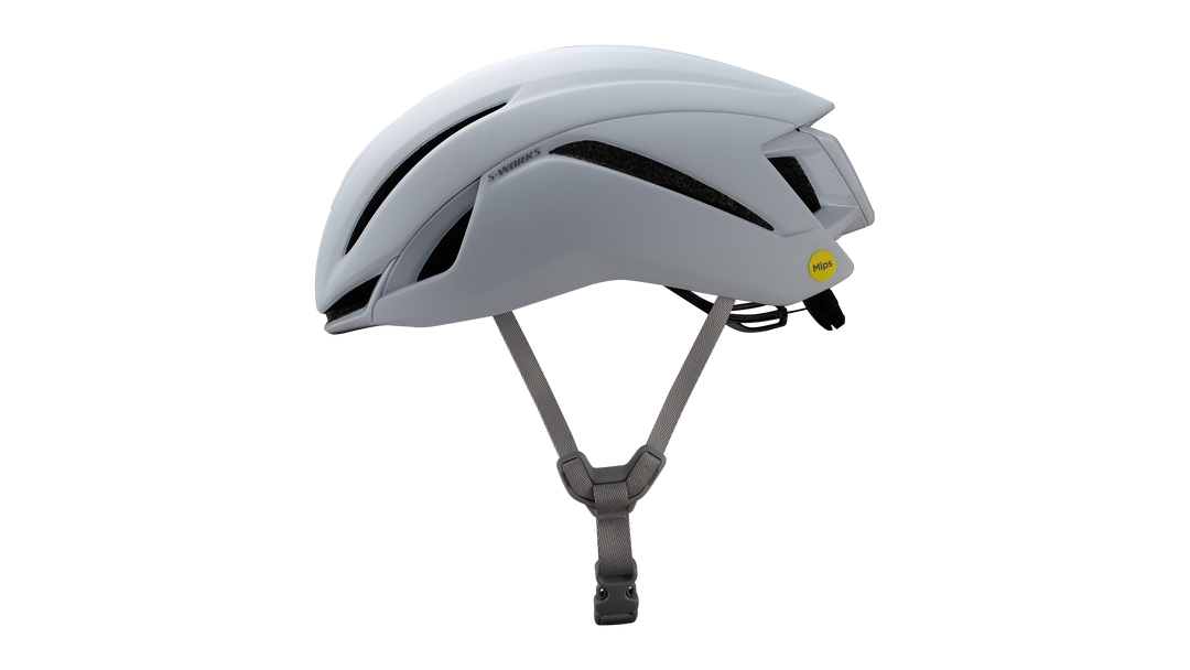 S-Works Evade 4 Helmet — Matte White (Round Fit)
