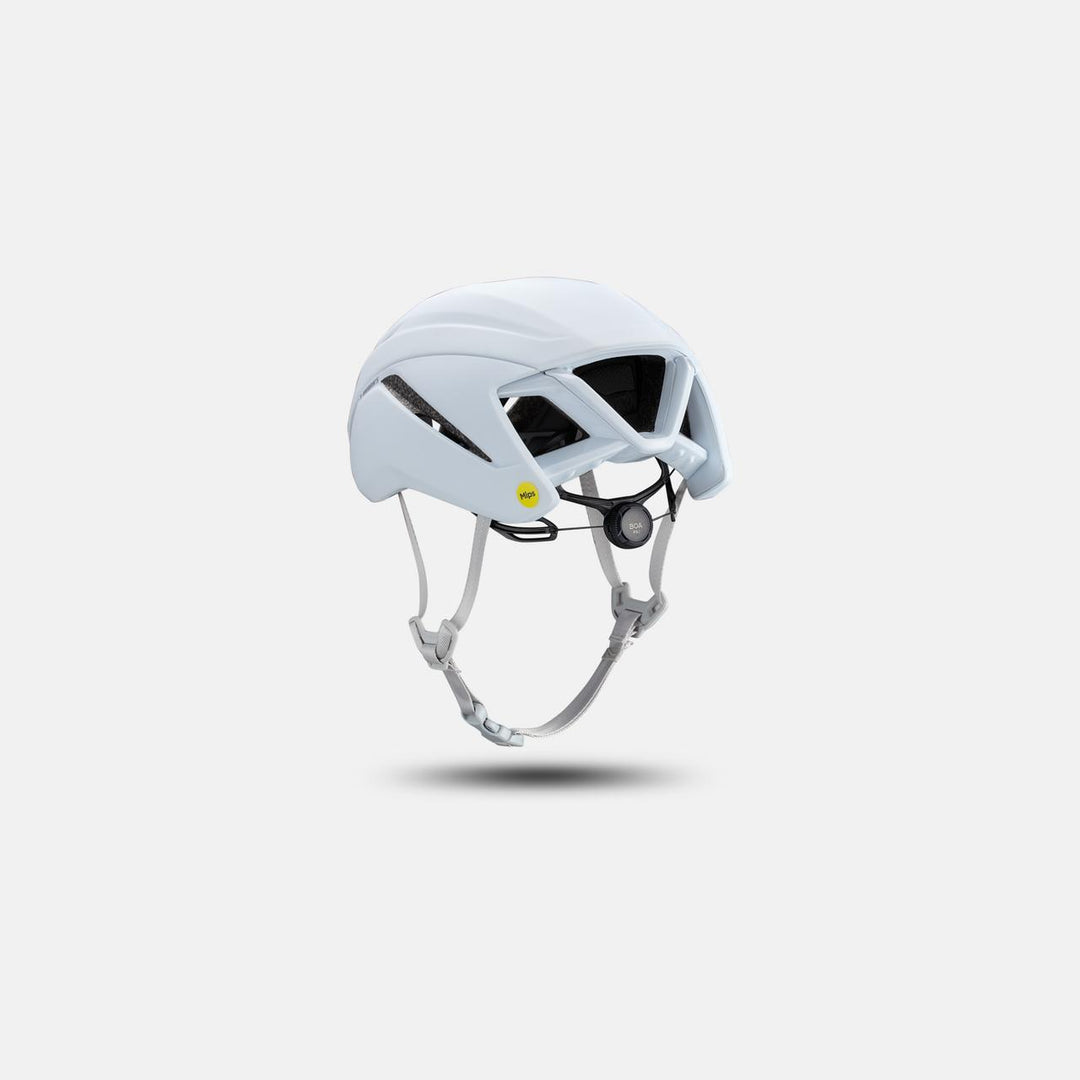 S-Works Evade 4 Helmet - Matte White Rear-3-4