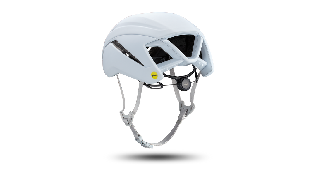 S-Works Evade 4 Helmet — Matte White (Round Fit)