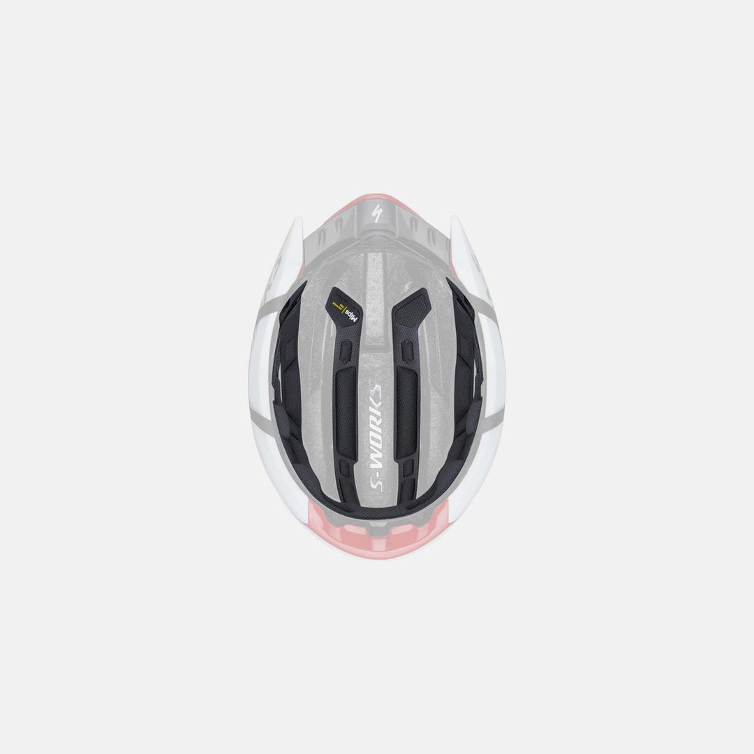 S-Works Evade 4 Helmet - White/Red Detail