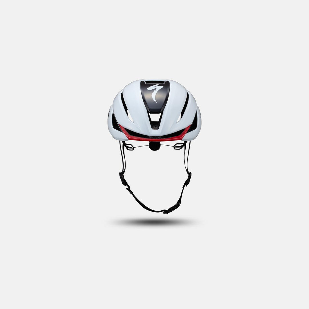 S-Works Evade 4 Helmet - White/Red Front