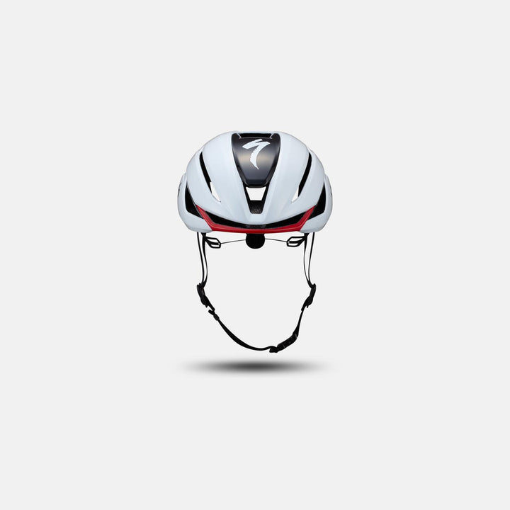 S-Works Evade 4 Helmet - White/Red Front