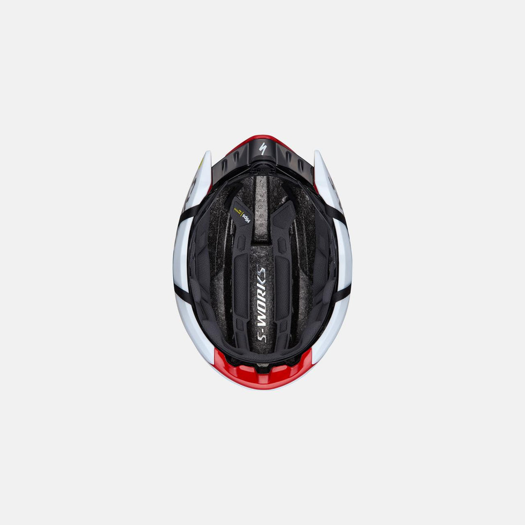 S-Works Evade 4 Helmet - White/Red Inside