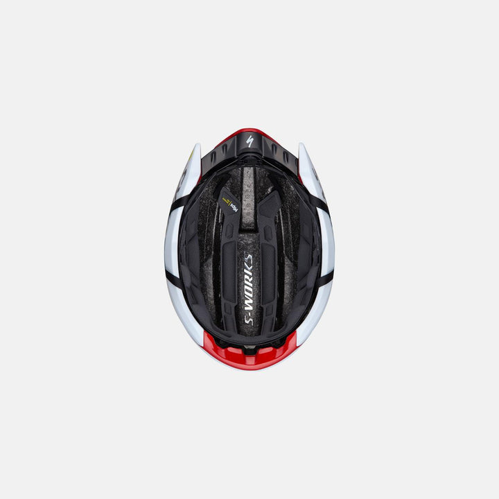 S-Works Evade 4 Helmet - White/Red Inside