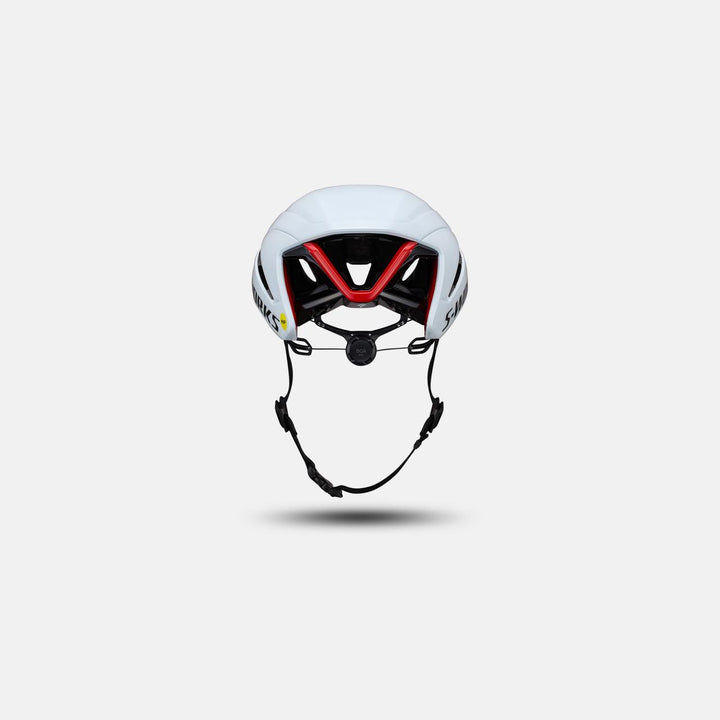 S-Works Evade 4 Helmet - White/Red Rear
