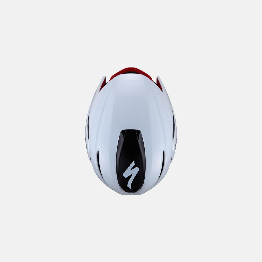 S-Works Evade 4 Helmet - White/Red Top