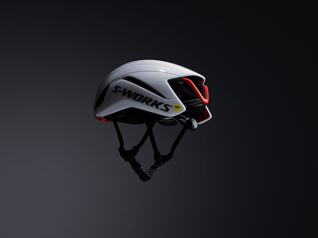 S-Works Evade 4 — White / Red