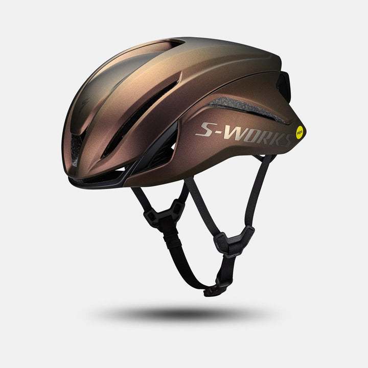 S-Works Evade 4 Helmet - Satin Root Beer Hero-Square