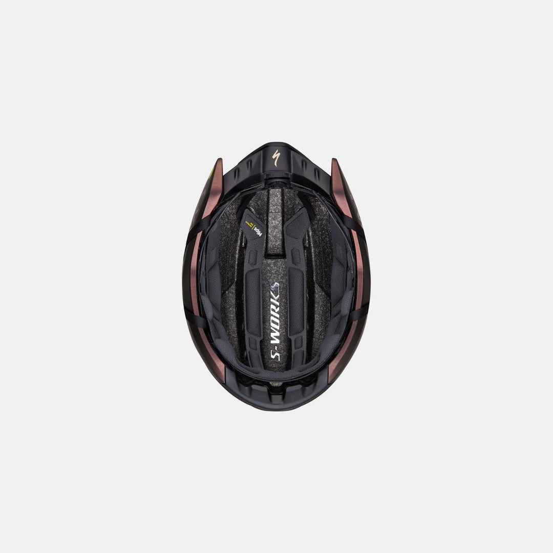 S-Works Evade 4 Helmet - Satin Root Beer Inside