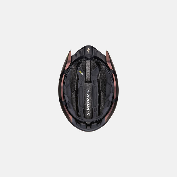S-Works Evade 4 Helmet - Satin Root Beer Inside