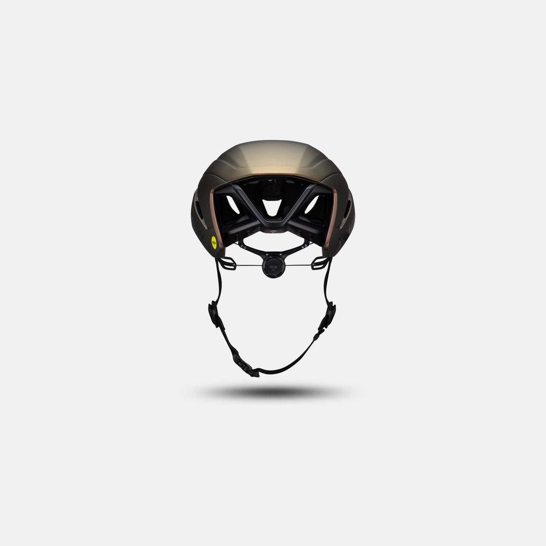 S-Works Evade 4 Helmet - Satin Root Beer Rear