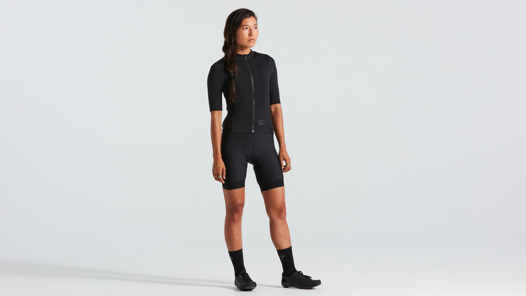 Women's Prime Short Sleeve Jersey Birch White/Multi Gather M