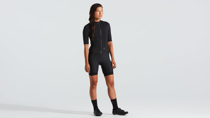 Women's Prime Short Sleeve Jersey Birch White/Multi Gather M