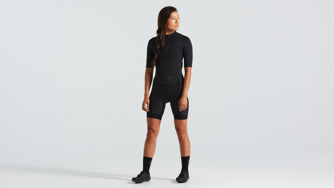 Women's Prime Short Sleeve Jersey Birch White/Multi Gather M