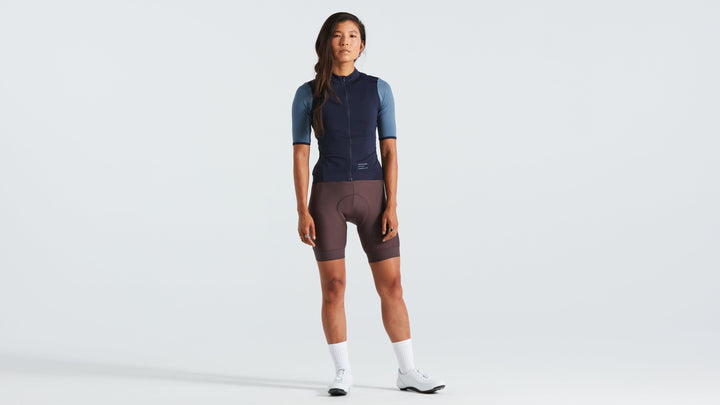Women's Prime Short Sleeve Jersey Birch White/Multi Gather M