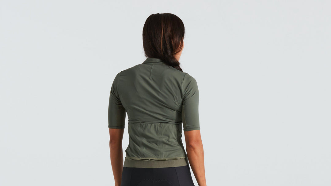 Women's Prime Short Sleeve Jersey Birch White/Multi Gather M