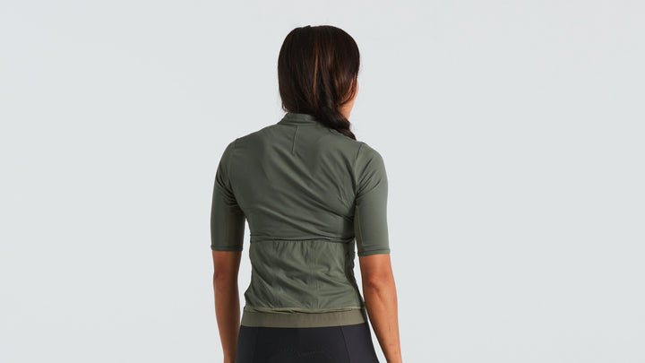 Women's Prime Short Sleeve Jersey Birch White/Multi Gather M