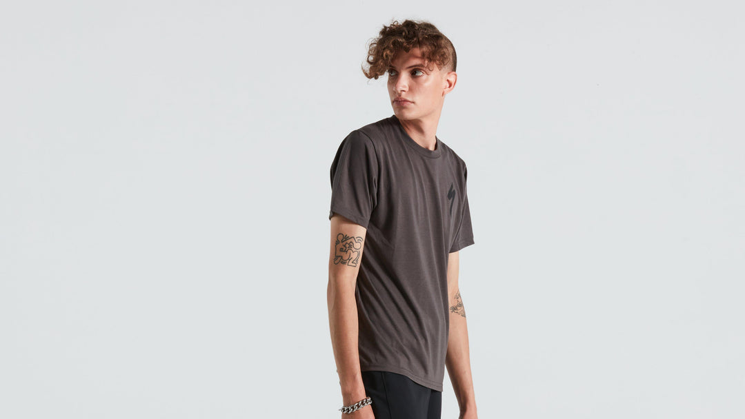 Men's S-Logo Short Sleeve T-Shirt Terra Cotta XS