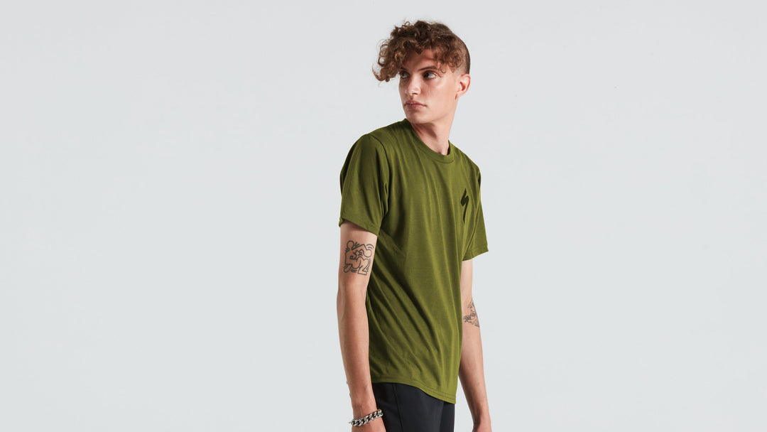 Men's S-Logo Short Sleeve T-Shirt Terra Cotta XS