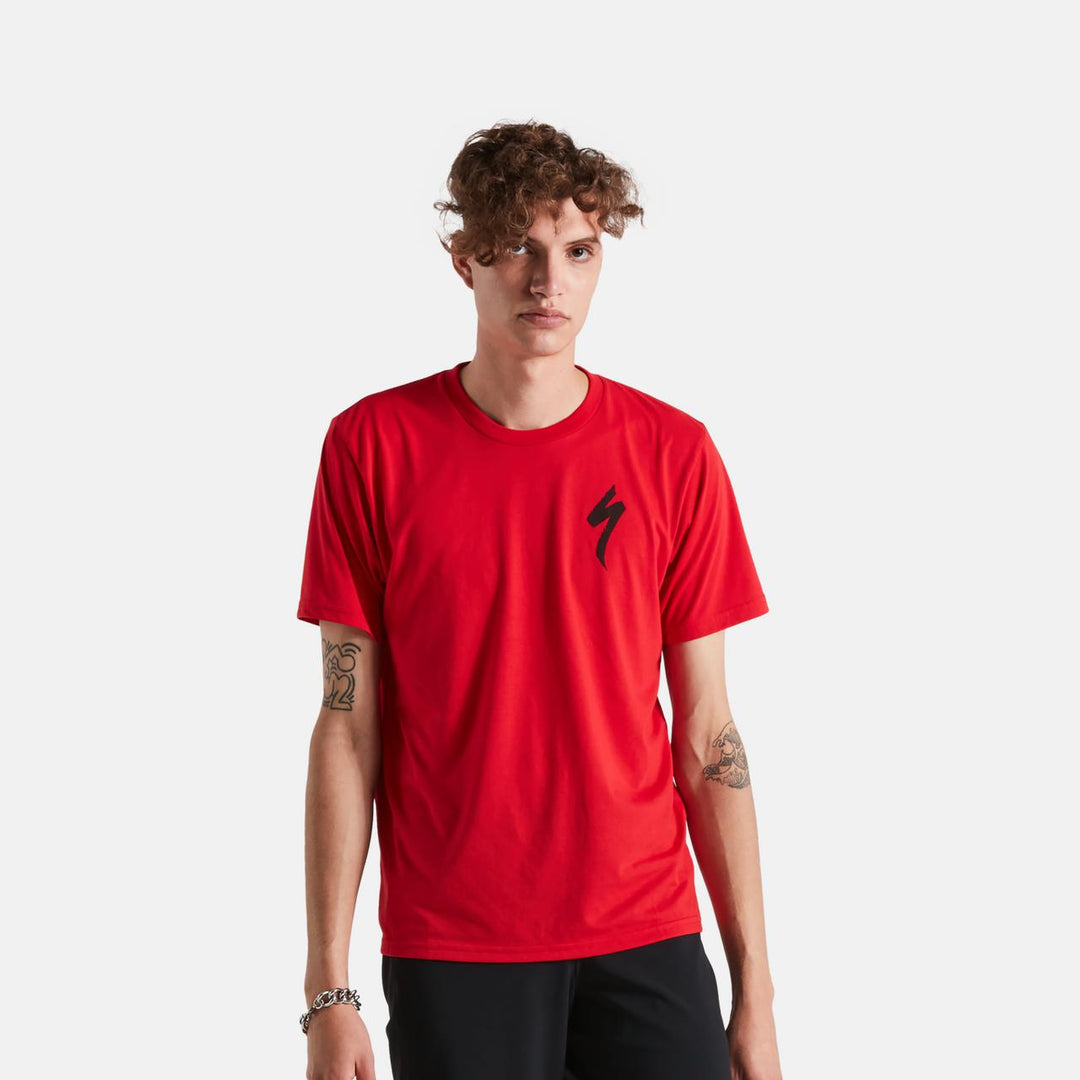 Men's S-Logo Short Sleeve T-Shirt Terra Cotta XS