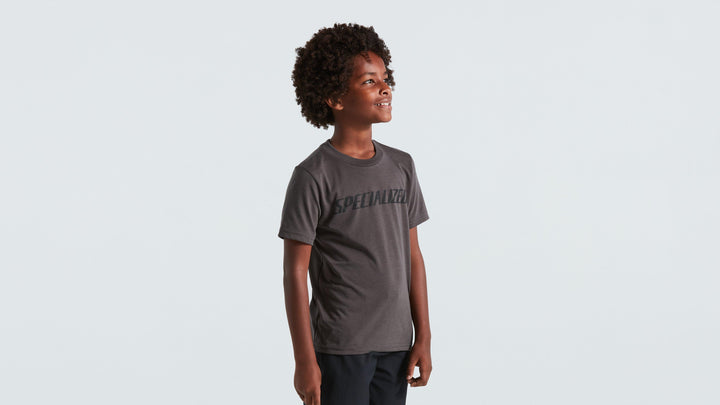 Youth Wordmark Short Sleeve T-Shirt L