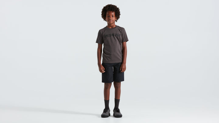 Youth Wordmark Short Sleeve T-Shirt L