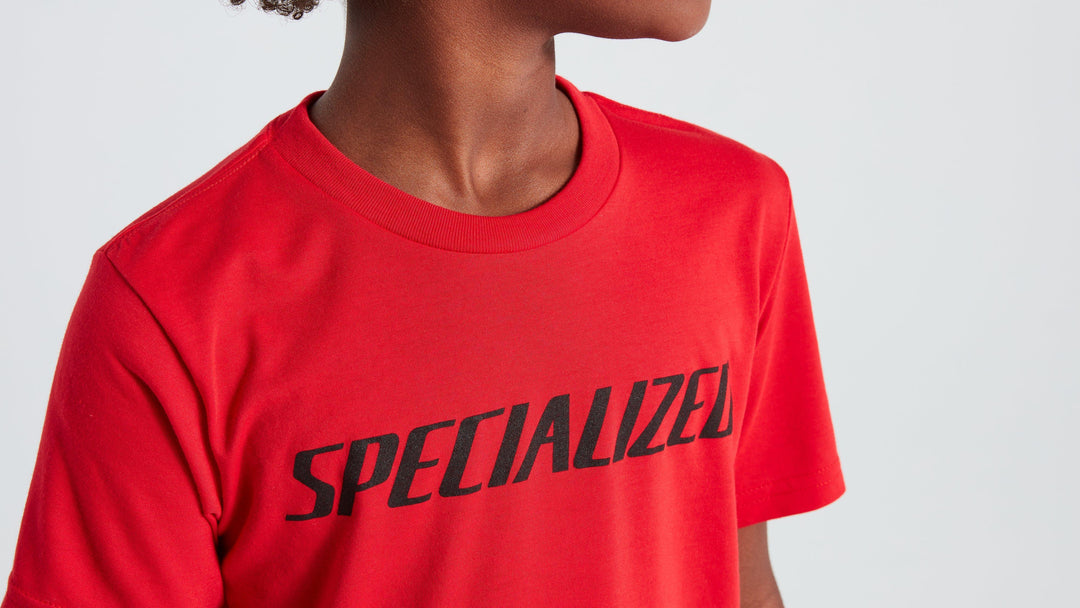 Youth Wordmark Short Sleeve T-Shirt L