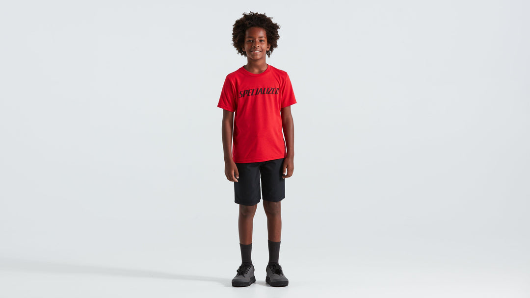 Youth Wordmark Short Sleeve T-Shirt L