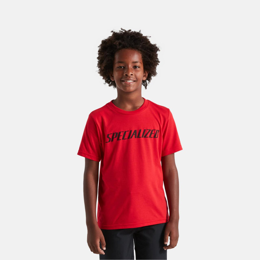 Youth Wordmark Short Sleeve T-Shirt L