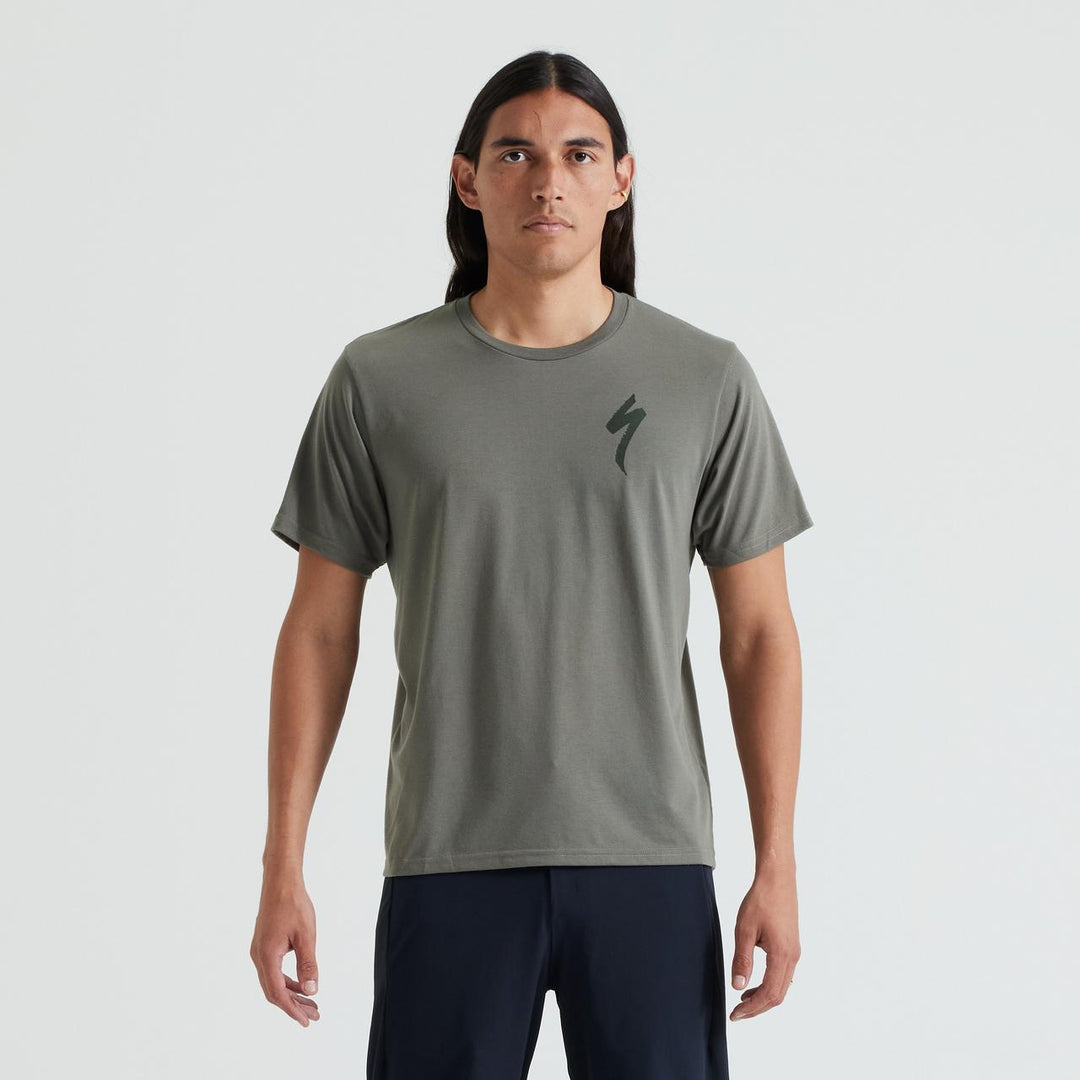Men's S-Logo Short Sleeve T-Shirt Terra Cotta XS
